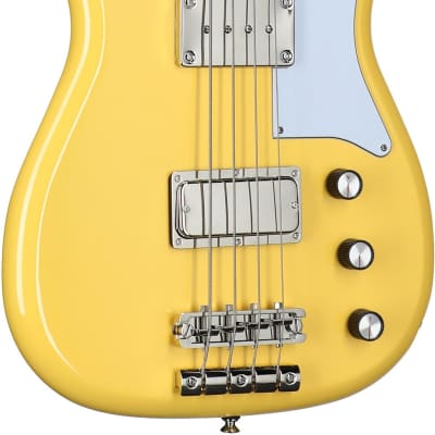 Epiphone Newport Bass Guitar, Sunset Yellow image 3