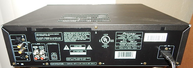 Pioneer PDR-W739 compact disc recorder multi cd changer with