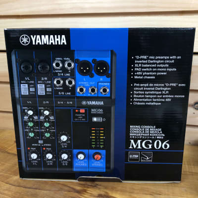 Yamaha MG-06 6-Channel Mixer image 8