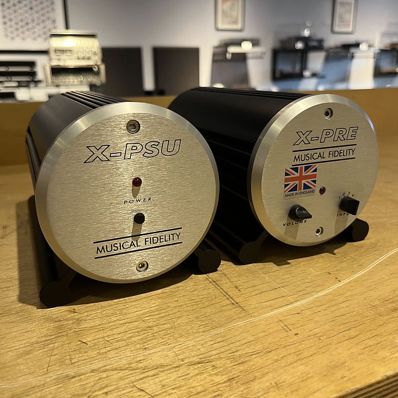 Musical Fidelity X-PRE Preamplifier &amp; X-PSU w/ Manual, New Tubes &amp; 2 Back Up Tubes  			