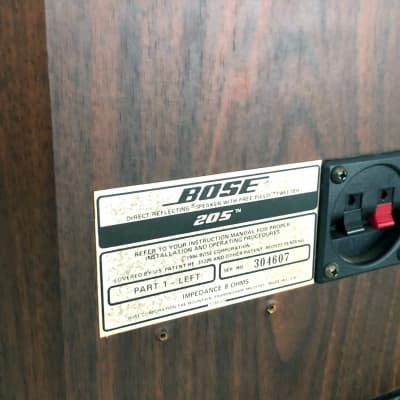 Bose 205 Series set Speakers,direct reflecting system, Woodgrain Finish,Lovely Vintage 80s,Great sound. image 5