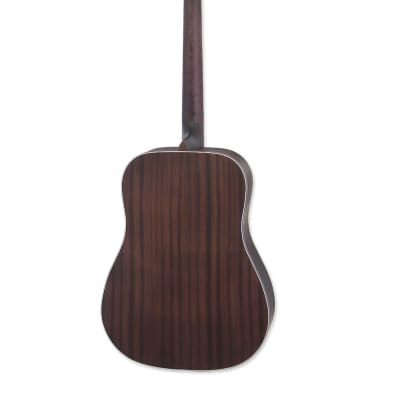 Aria ARIA-111DP 100 Series Delta Player Dreadnought Spruce Top Mahogany Neck 6-String Acoustic Guitar image 3