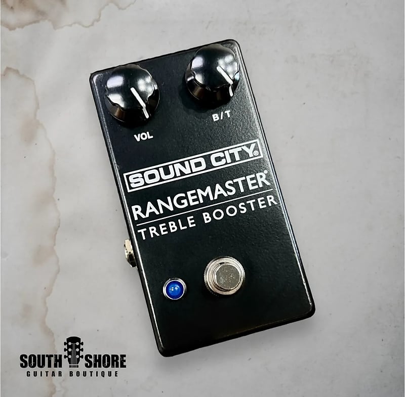 Sound City Rangemaster Treble Booster - Black | Reverb