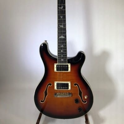 Paul Reed Smith PRS SE Hollowbody II Electric Guitar Tri Color Burst Ser# D09698 image 2