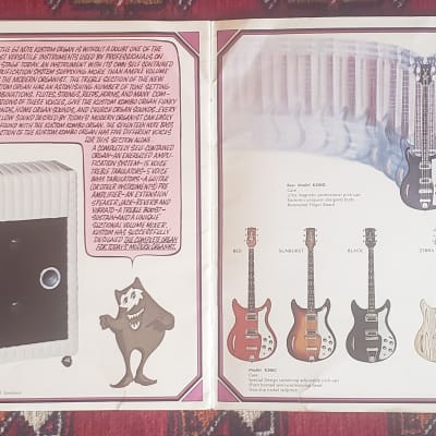 Kustom "Kustom Kats" Amp and Guitar Catalog 1969 image 4