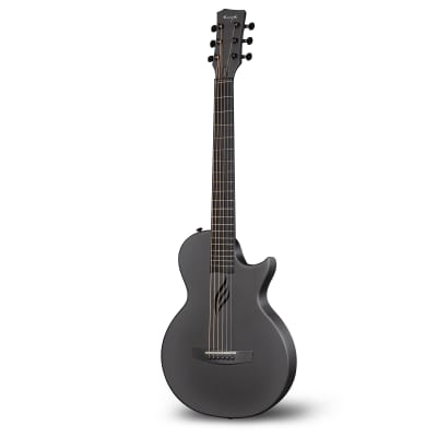 Enya Nova Go Carbon Fiber Acoustic Guitar Black (1/2 Size) for sale