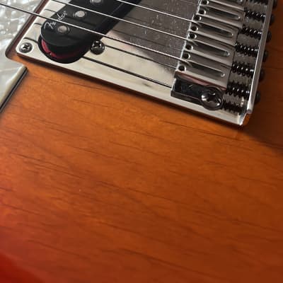Fender American Deluxe Telecaster 2014 Cherry Aged Sunburst image 8