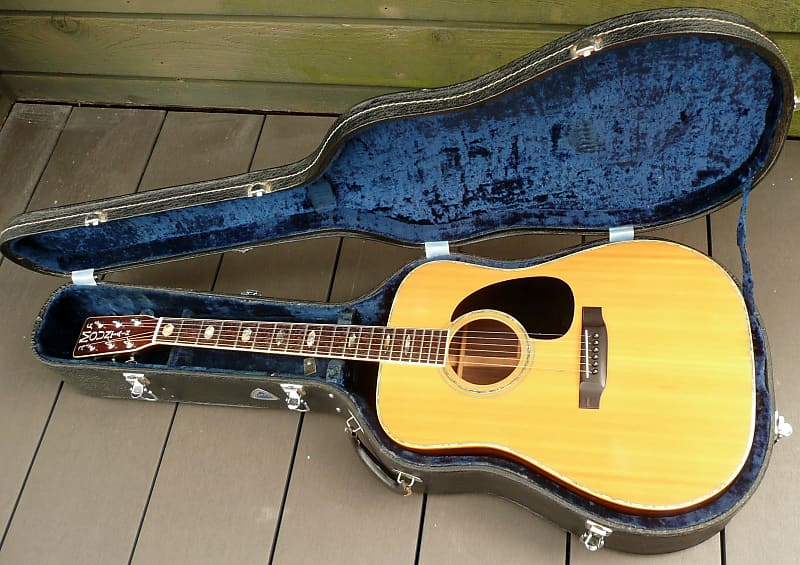 Mountain W400D by Hayashi Gakki Mid 70's Natural+Hard Case