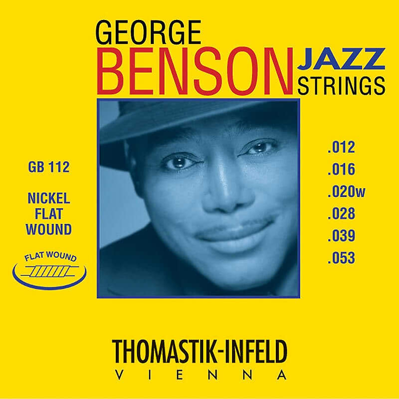 Thomastik-Infeld George Benson Nickel Flatwound Jazz Guitar Strings 12-53 image 1