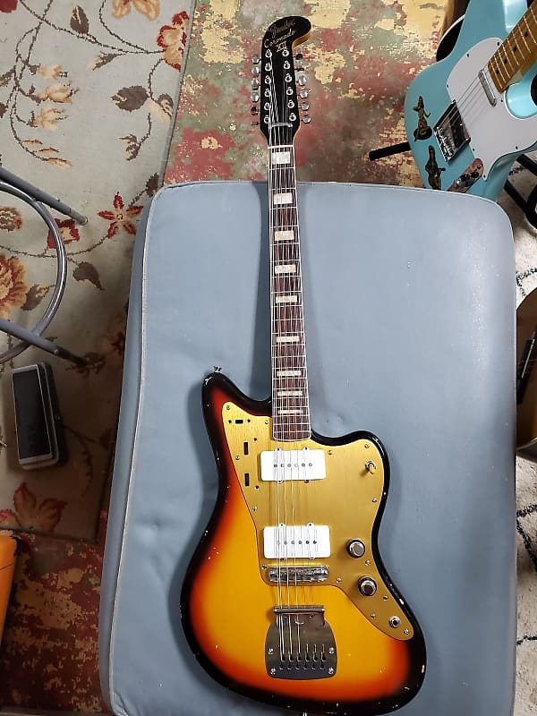 Fender Jazzmaster Electric XII 1964 1967 Sunburst Reverb
