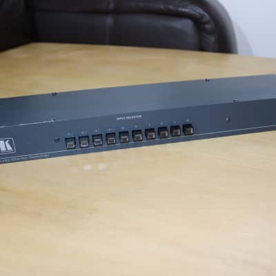Kramer VS-101AV 10 x 1 Composite Video & Stereo Audio Mechanical Switcher mid-90s - Dark Grey image 1