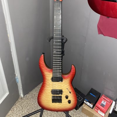 Legator Ninja R 200-SE 7-String Solid Aqua Quilted Maple | Reverb