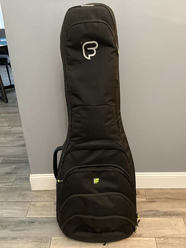Fusion Urban Double Electric Bass Guitar Bag Black Reverb