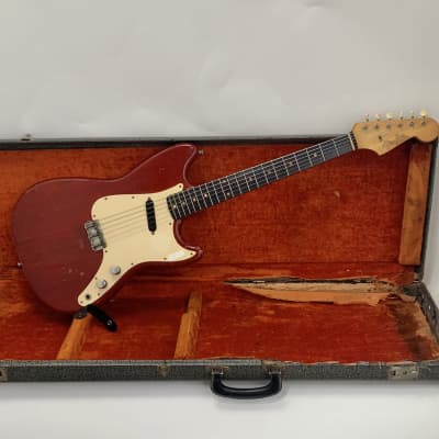 Fender Pre CBS L Series Musicmaster 1964 Rare Mahogany Body Cherry image 1