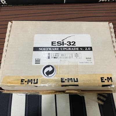 E-MU Systems official upgrade box #6212: ESI-32 Software Upgrade v2.0