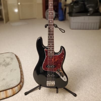 Squier MIJ (Japan) E-Series 1984-1987 Jazz Bass, Black | Reverb