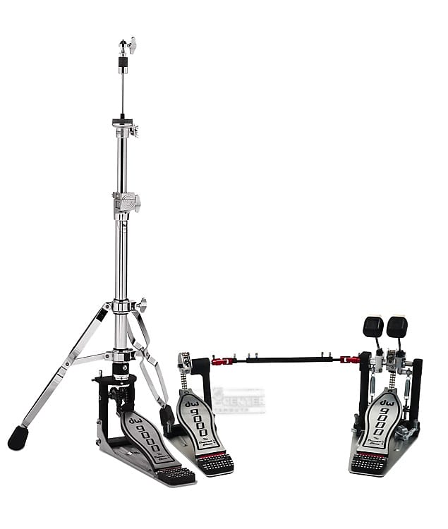 DW 9000 Double Bass Drum Pedal & Hi Hat Stand Combo Reverb