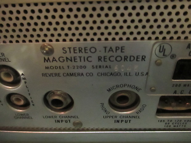 Vintage (1960) Revere/3M T-2200 Stereo Tube Reel to Reel