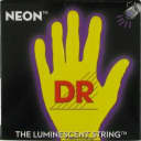DR HiDef Yellow Neon Guitar Strings, 10-46
