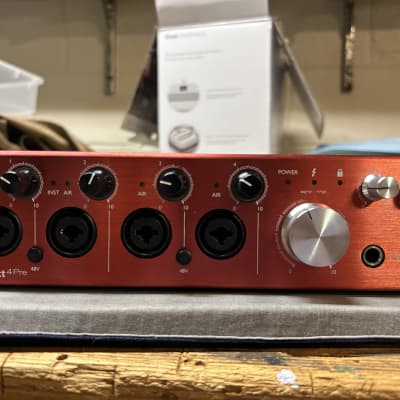 Focusrite Clarett 4Pre Thunderbolt Audio Interface | Reverb