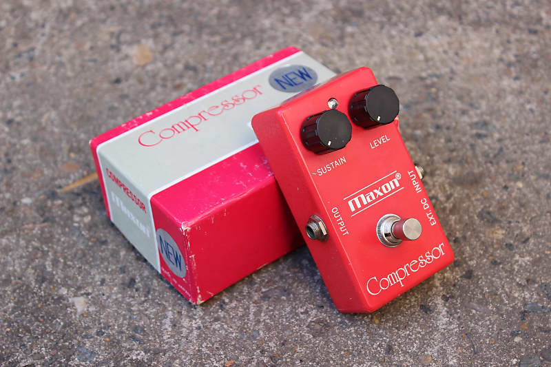 品質検査済 MIJ Vintage Compressor Maxon 1978 Japan w/Box Pedal Effects ギター