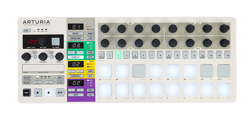 Arturia BeatStep Pro 64-Step Sequencer Midi USB DJ Recording Pad Controller