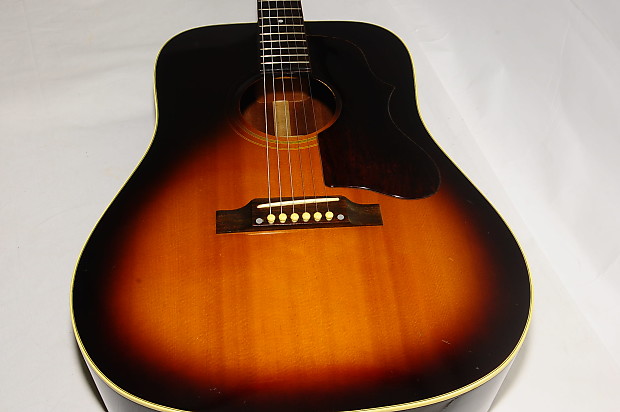 Greco 101/ GibsonJ-50タイプ Greco 101 Gibson J-50 Style Acoustic Guitar 1980s Sunburst
