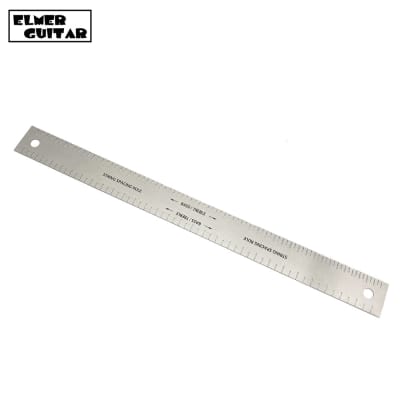 Zztx Office Product Stainless Steel Heavy Duty 100% Ruler Set 12 Inch (30 Cm) + 6 Inch (15 Cm) Metal Rulers Kit