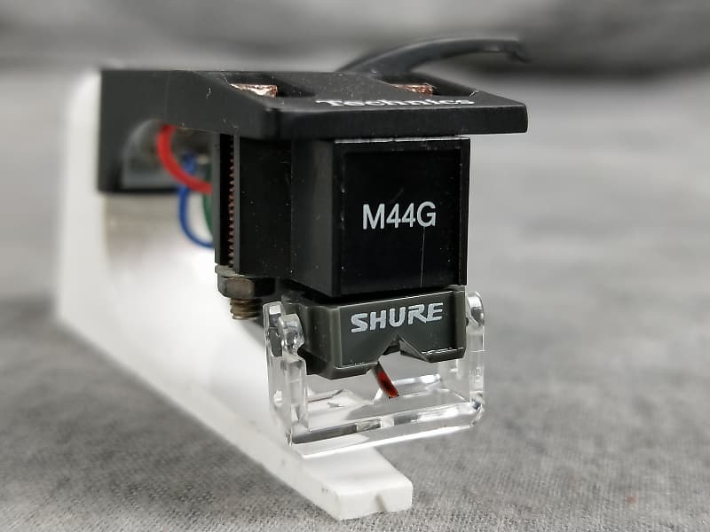 Shure M44G DJ Turntable Cartridge With Technics Headshell In Ex