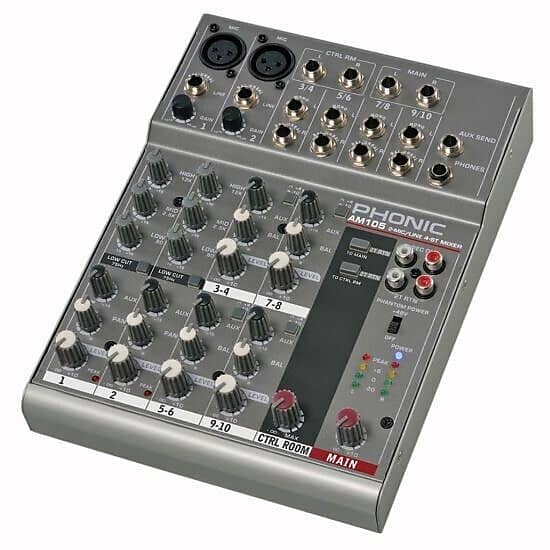 PHONIC AM105 Analog mixing console image 1