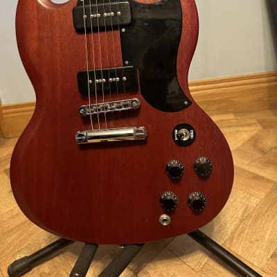 Gibson SG special 60s tribute - worn cherry image 4