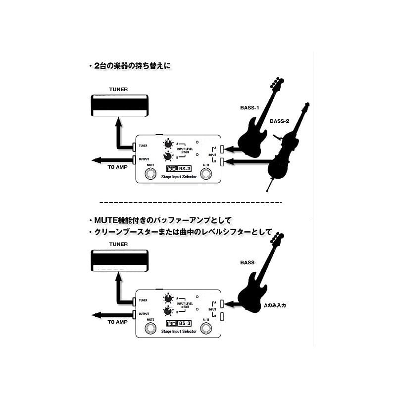 ベース TRIAL BS-3S Stage Input Selector II TRIAL BS-3S [Stage Input Selector II] | Reverb