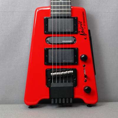 Steinberger Spirit GT-Pro Deluxe Electric Guitar, Hot Rod Red, W/Gig bag image 6