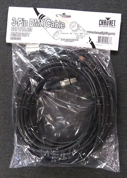 Chauvet DMX3P50FT 3-Pin 50' DMX Cable imagen 1