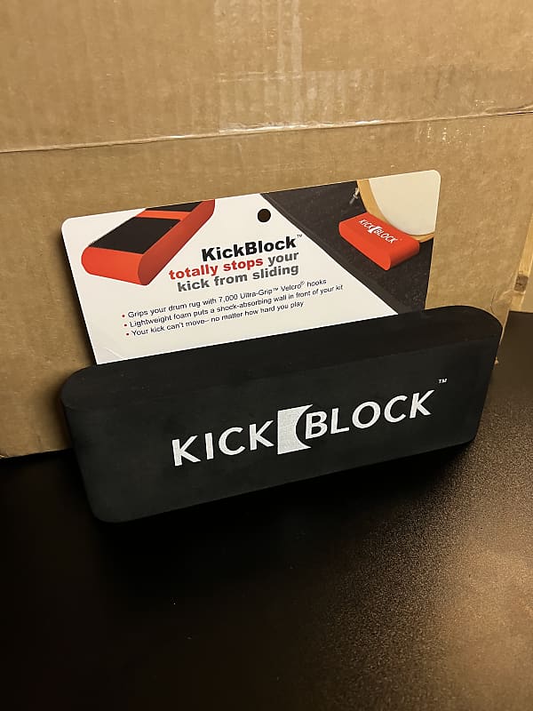 KickBlock KBB Bass Drum Anchor Black Reverb