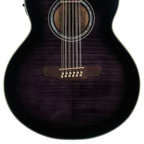 Ibanez AEL2012E-TKS 12 String Electro Acoustic Guitar, | Reverb