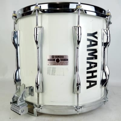 Yamaha 12x14"MS7014 Tour Custom Marching Snare Drum White Japan Triple-Flange80s