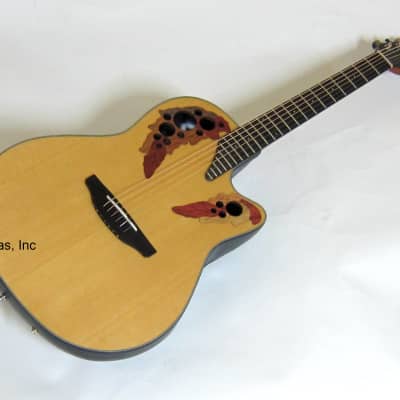 Ovation Celebrity Elite Acoustic-Electric Guitar - Natural image 1