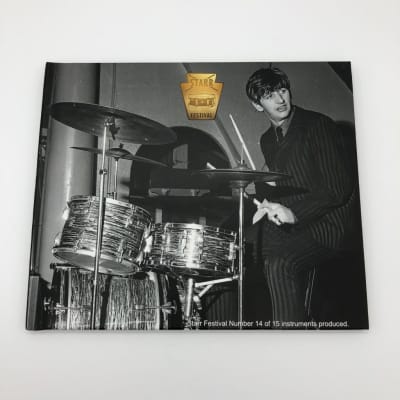 Ludwig Ringo Starr, Starr Festival Limited Edition Snare Drum. ONLY 1 LEFT!! 2018 - Black Oyster Pearl image 10
