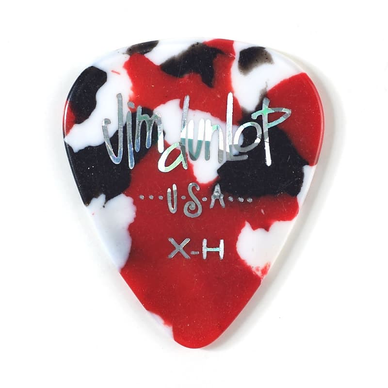 Dunlop 483P06XH Celluloid Classic Confetti Guitar Picks Extra Heavy 12-Pack image 1