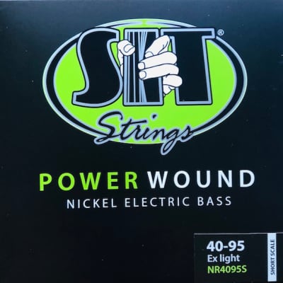 S.I.T Power Wound Nickel Bass Strings; Short scale 40-95 for sale