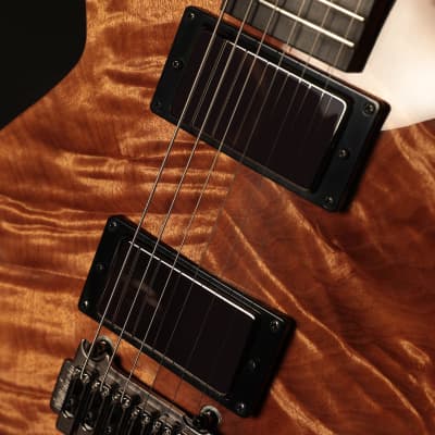 Hancock Guitars Auburn Custom Electric Gutiar - Wild Curly Queensland Maple Carved Top image 2