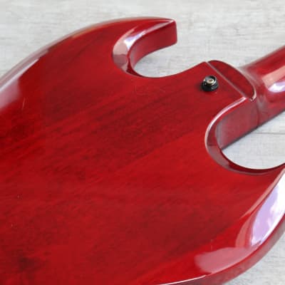 1994 Epiphone Korea (by Gibson) G-400 LH Left Handed SG (Cherry Red) image 11