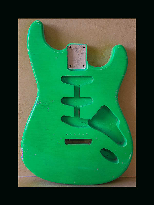 Custom telecaster guitar build with alder body