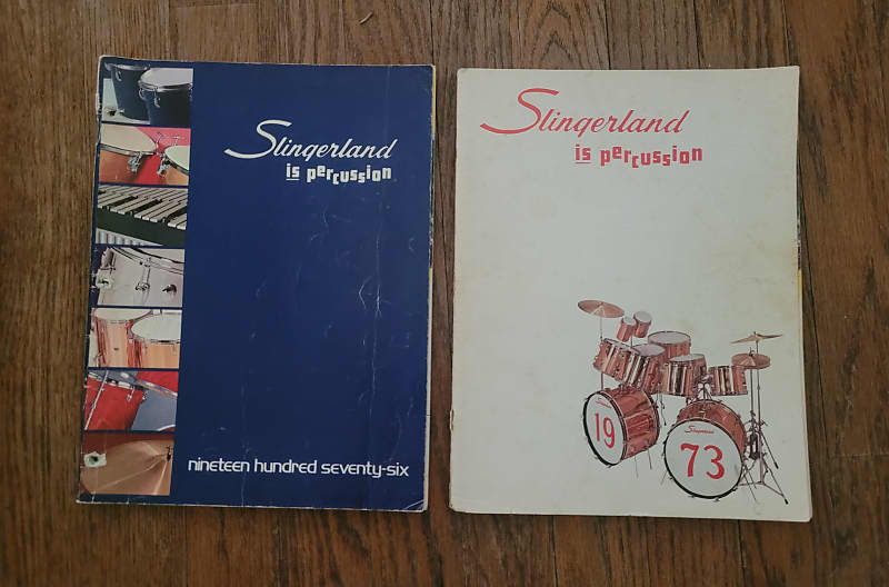 Two Slingerland Catalogs 1973, 1976 Reverb