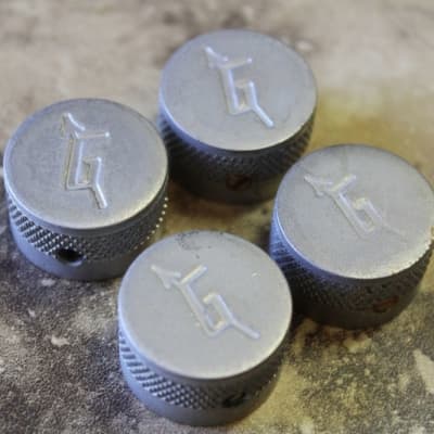Real Life Relics Gretsch Aged Nickel USA G Arrow Knobs Set of 4  9221024000    [V3] for sale