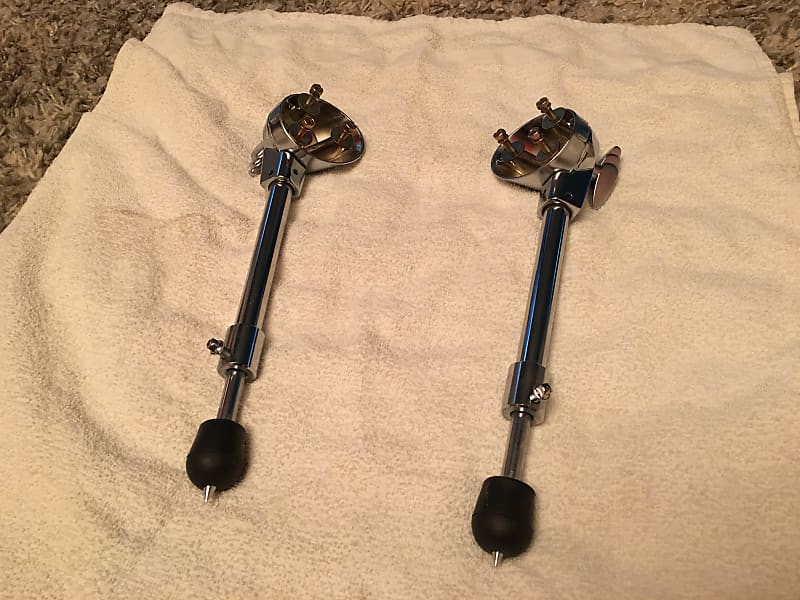 Pair of Yamaha Stage Custom Bass Drum Spurs / Legs Reverb