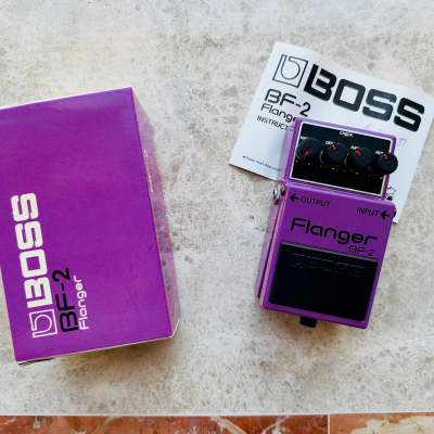 Boss BF-2 Flanger 1980-1984 (Black Label) Made In Japan | Reverb