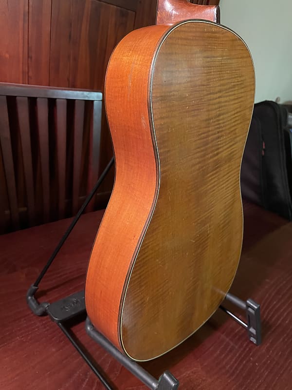 French Parlor Guitar Circa 1920 Maple Reverb UK