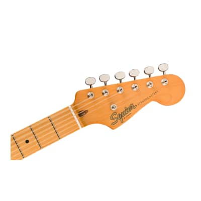 Fender Squier Classic Vibe '50s Stratocaster 6-String Electric Guitar (Right-Hand, White Blonde) image 4